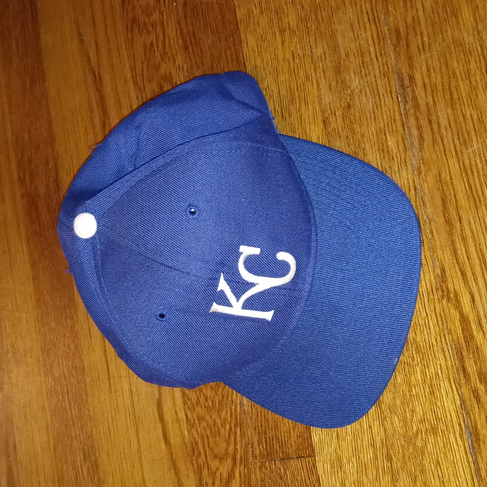 Kansas City Royals Navy Blue Baseball Hat Wool Fitted New Era Made in USA